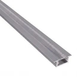 Zafrézovacia hliníková lišta ZARIA na LED osvetlenie s transparent krytkou / Hliník