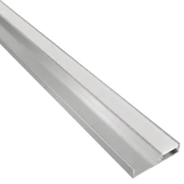 Hliníková lišta na LED osvetlenie sokla ARIANA s mliečnou krytkou / Hliník