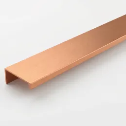 Úchytka na hranu dvierok DIAZ / Zlatá matná