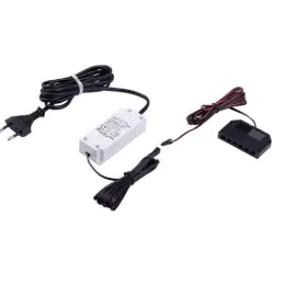 LED Trafo (sieťový adaptér) 12V MINI / s výstupnými konektormi a nožným vypínačom