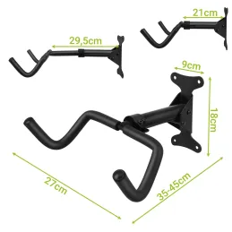 Nástenný držiak na bicykel EASY HOLD / Čierny
