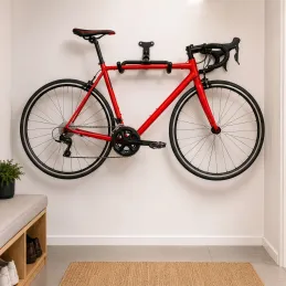Nástenný držiak na bicykel EASY HOLD / Čierny