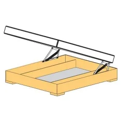 Plynový piest k mechanizmu na postele ORIA / 245 mm