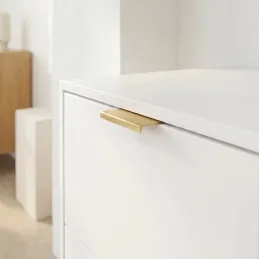 Úchytka na hranu dvierok MELIA / Čierna matná