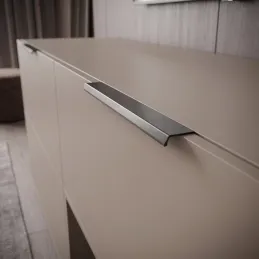 Úchytka na hranu dvierok MELIA / Čierna matná