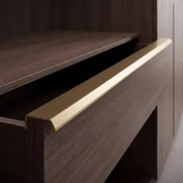 Úchytka na hranu dvierok MELIA / Nikel matný