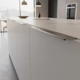 Úchytka na hranu dvierok KALA / Nikel matný
