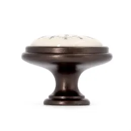 Úchytka knopka VIAMO CLOCK / Hnedá metalíza