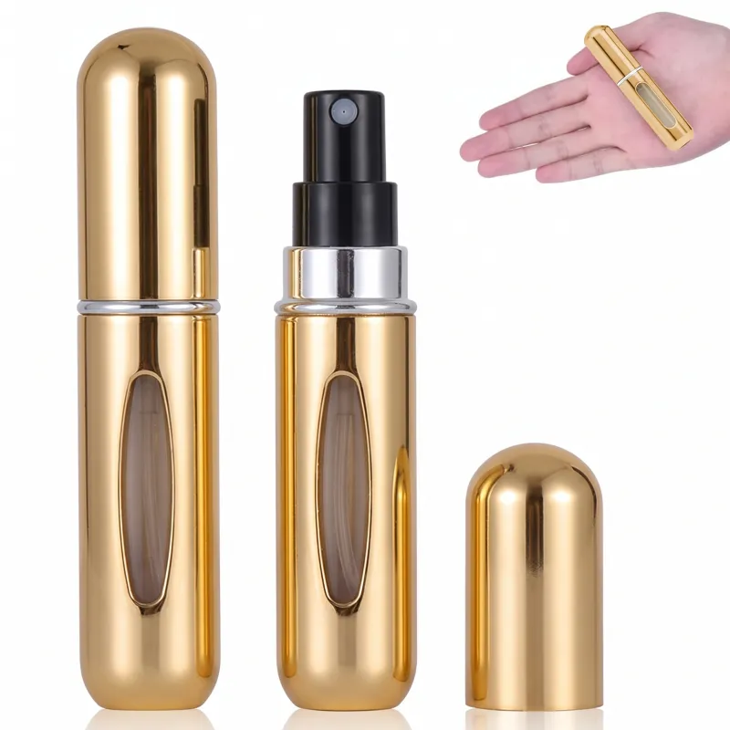 Cestovný rozprašovač na parfém 5ml / Zlatý