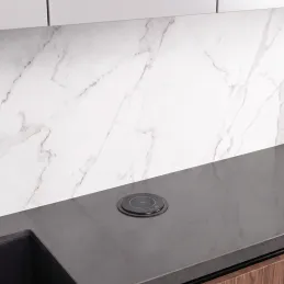 Automatická výsuvná zásuvka AMBIENTE SCHUKO 3x230V + USB A-C so svetlom a nabíjaním / Čierne sklo