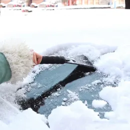 Škrabka na sneh SNOW / Čierna