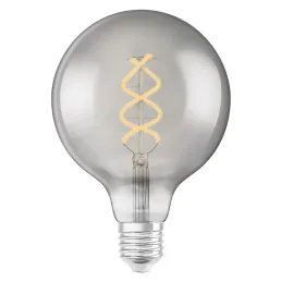 Dekoratívna LED žiarovka TANGO 4W / Dymová hnedá