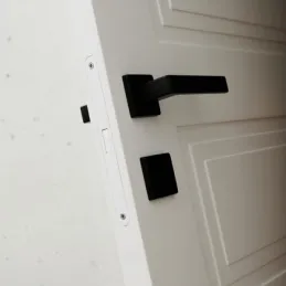 Interiérová kľučka na otlačok prstu a kód EXIA / Čierna matná