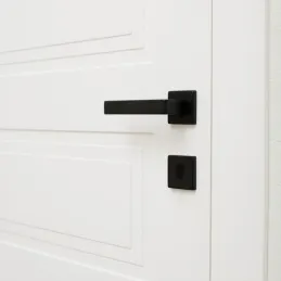 Interiérová kľučka na otlačok prstu a kód EXIA / Čierna matná