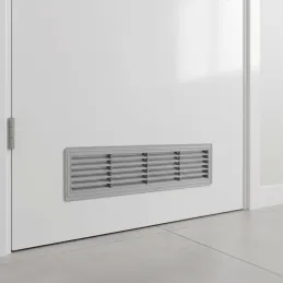 Obojstranná ventilačná mriežka do dverí 430 x 115 mm / Dub