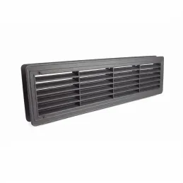 Obojstranná ventilačná mriežka do dverí 430 x 115 mm / Zlatá patina