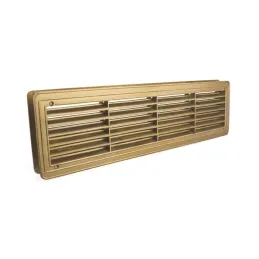 Obojstranná ventilačná mriežka do dverí 430 x 115 mm / Calvados