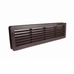 Obojstranná ventilačná mriežka do dverí 430 x 115 mm / Calvados