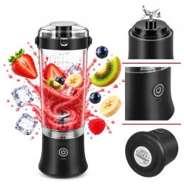 USB elektrický mixér ARIANO na smoothie a kokteily 600 ml / Čierny