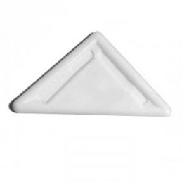 Klzák trojuholník - biely 10ks