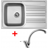 Kvalitný drez značky Sinks je určený na zabudovanie drezu na pracovnú dosku. Plech s hrúbkou 0,5mm. Farebné prevedenie je nerez. 