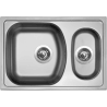 Kvalitný drez značky Sinks je určený na zabudovanie drezu na pracovnú dosku. Plech s hrúbkou 0,6mm. Farebné prevedenie je nerez. 